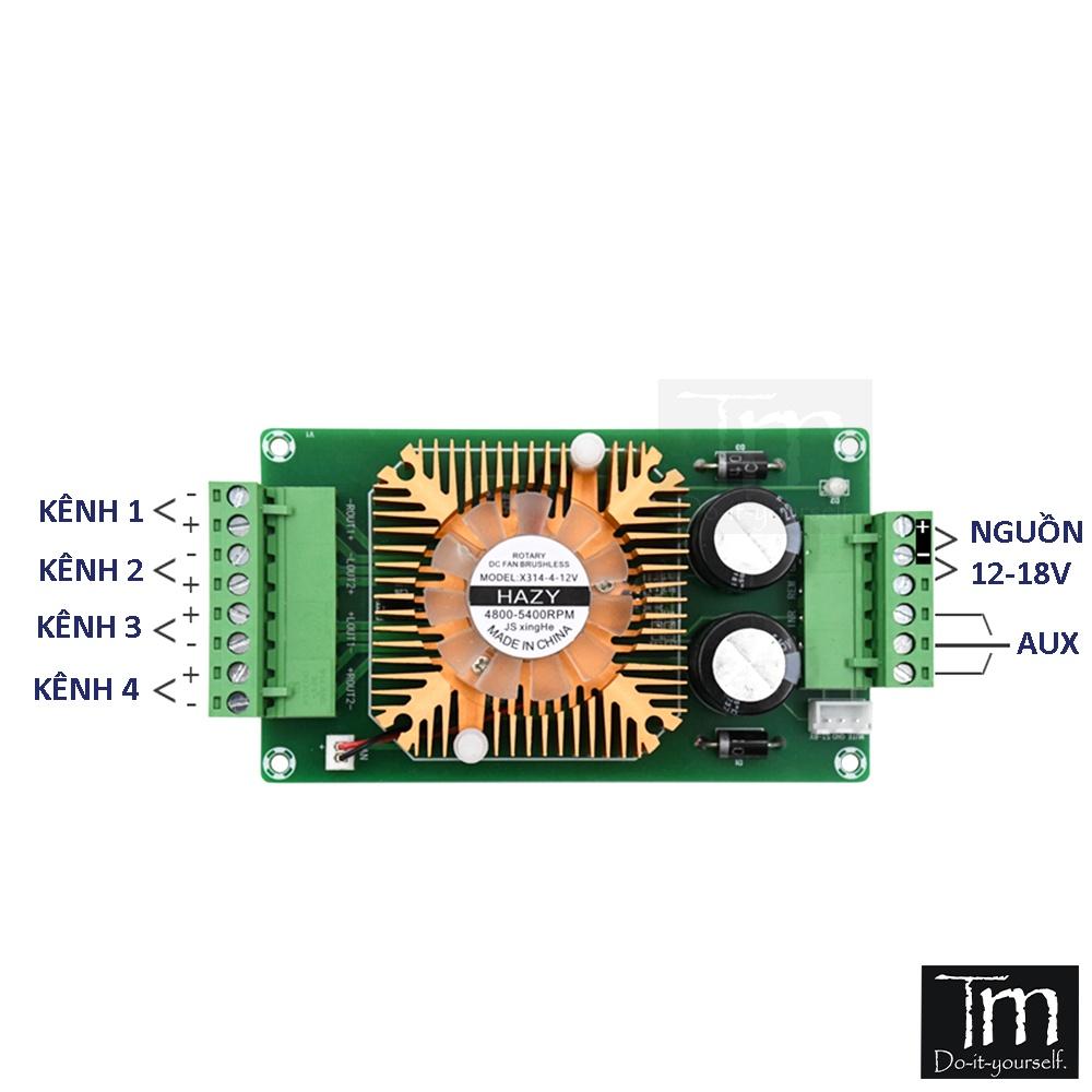Mạch Khuếch Đại Âm Thanh 4*50W