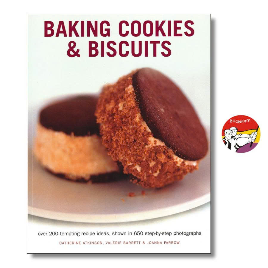 Sách - Baking Cookies &amp; Biscuits by Catherine Atkinson - Dạy nấu ăn tiếng Anh/Cookbook in English