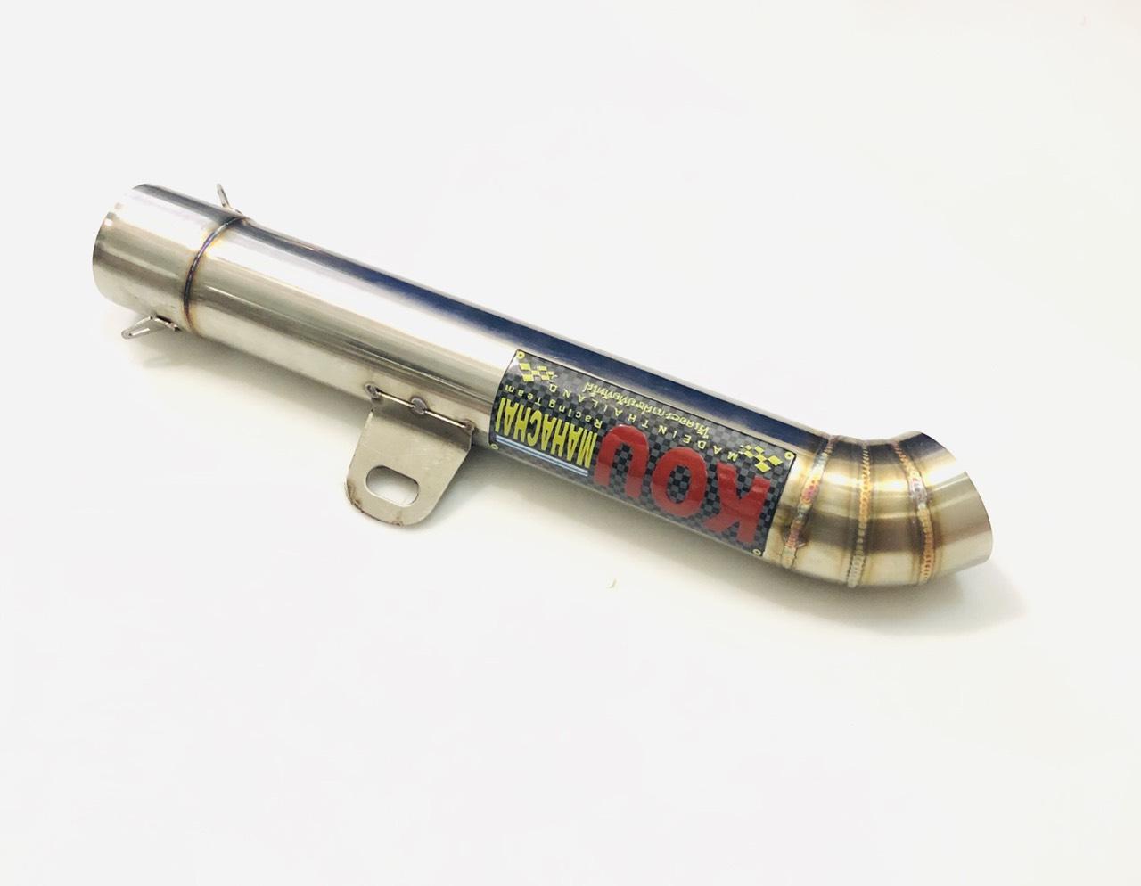 Lon pô inox không nỉ dành cho xe máy