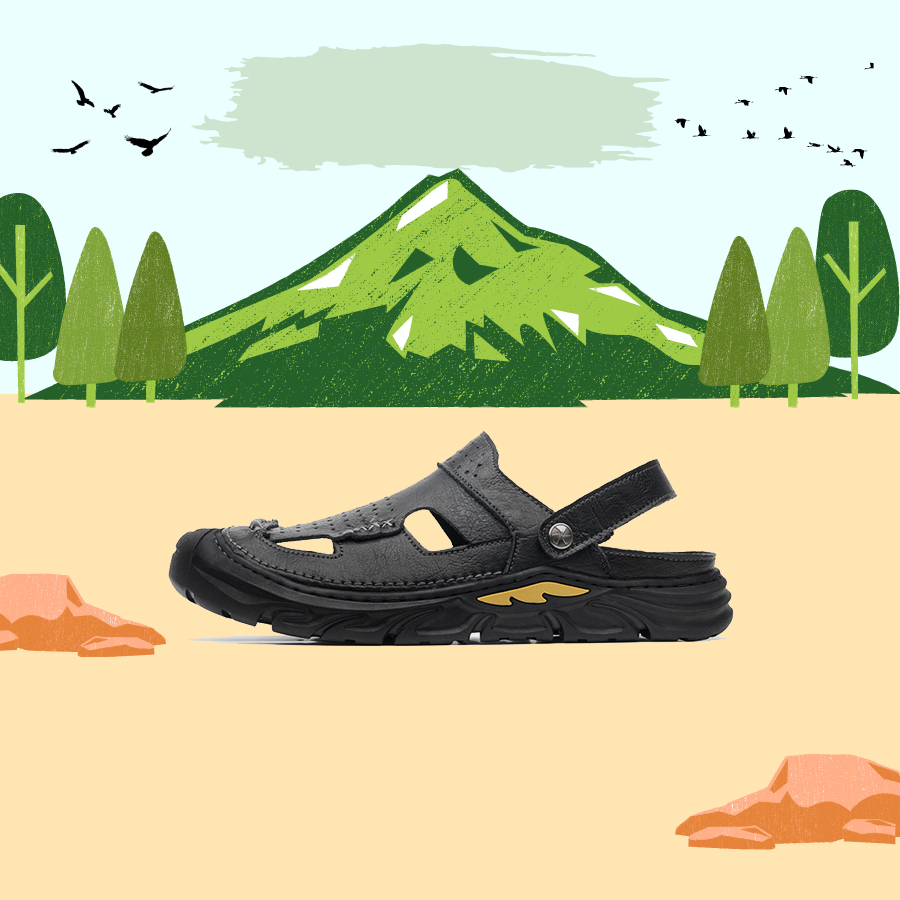 Sandal bít mũi quai điều chỉnh thuận tiện AB01