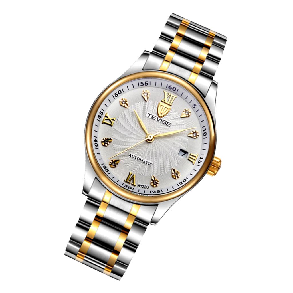 Luxury Men's Automatic Mechanical Business Wristwatch Waterproof Watch