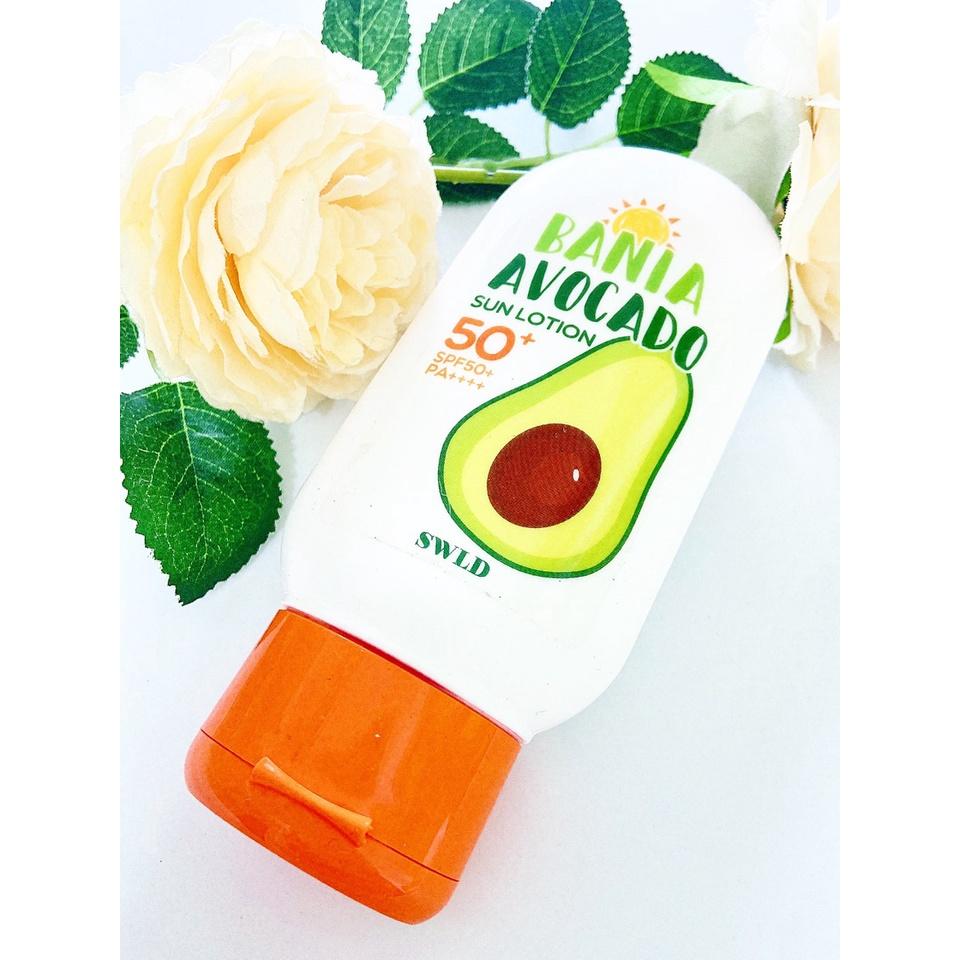 Lotion chống nắng SWLD Bania Avocado Sun Lotion SPF 50+ PA++++ 100ml