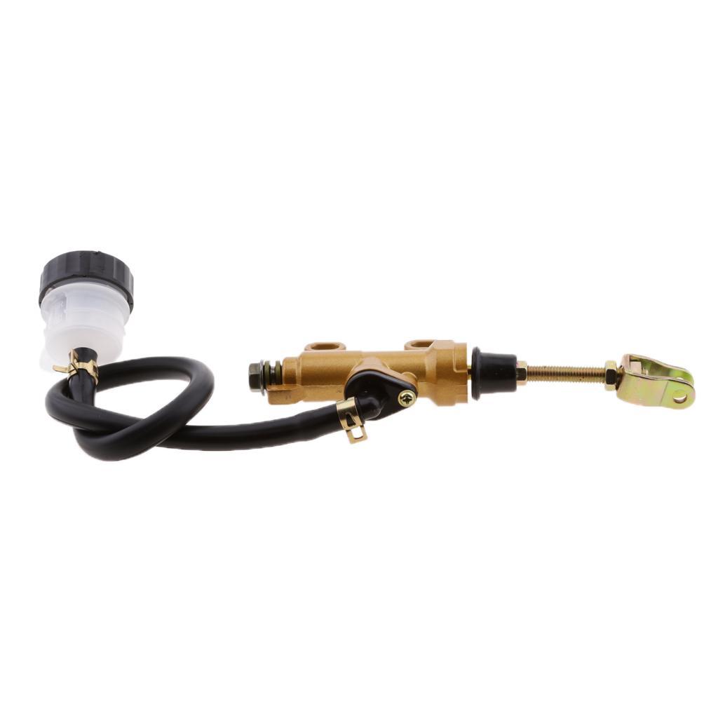 Rear Hydraulic Brake Master Lever Cylinder for /Dirt/ATV/Quad Bike Gold