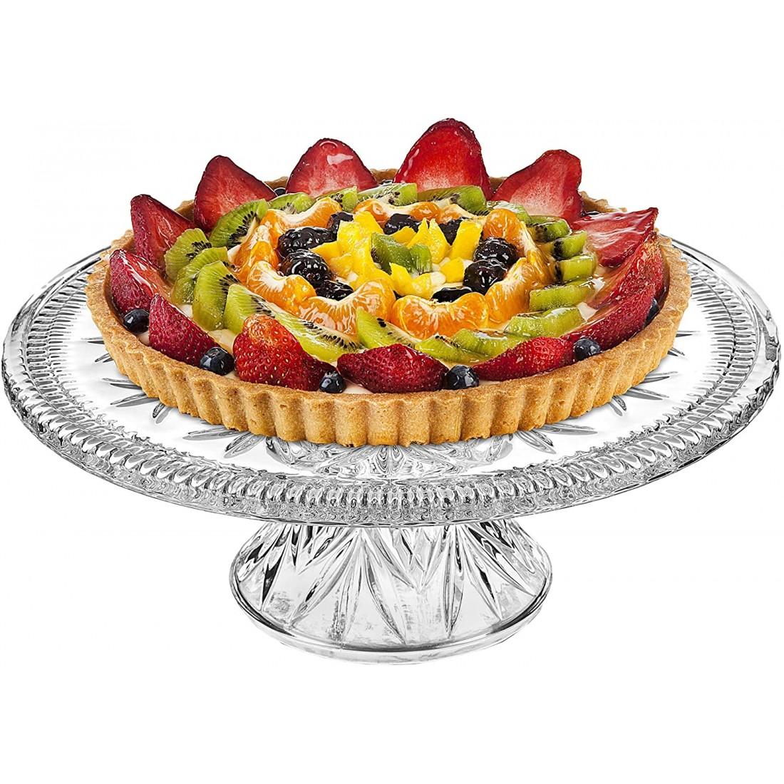 Khay Đựng Bánh Kèm Nắp Pha Lê Cao Cấp GODINGER DUBLIN, Khay Thủy Tinh Nhập Đức