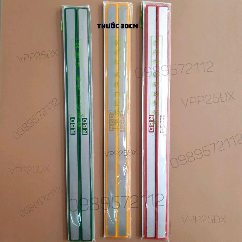 1vỉ 2 thanh Thước nam châm-thước chặn nam châm bảng từ 20cm-30cm