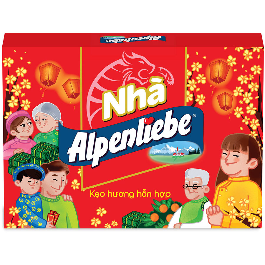 Hộp Kẹo Alpenliebe Hỗn Hợp Tết 2022 (Hộp 168g)