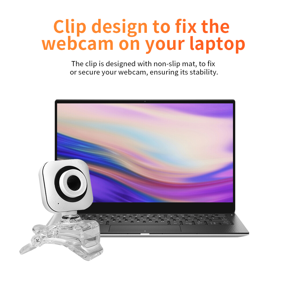 Webcam HD 480p 0,3mp 30 Khung Hình/Giây Với Micrô Tích Hợp Máy Tính Xách Tay Máy Tính Để Bàn
