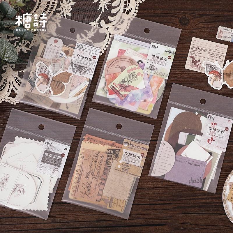 Set 30 pcs trang trí kiểu cổ điển DIY