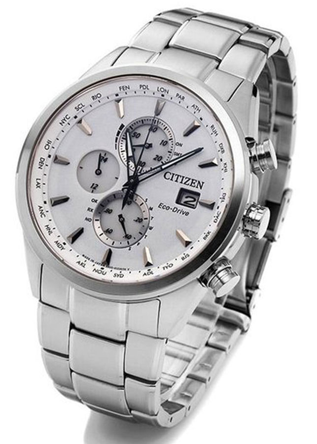 Đồng Hồ Nam Citizen Dây Thép Không Gỉ AT8015-54A - Mặt Trắng