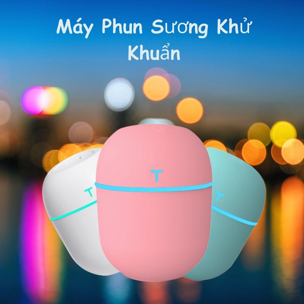 Máy Xông Tinh Dầu Mini Cho Phòng Ngủ, Máy Khuếch Tán Tinh Dầu Trên Xe Hơi Phun Sương Tỏa Hương Thơm Mát Xua Đuổi Muỗi