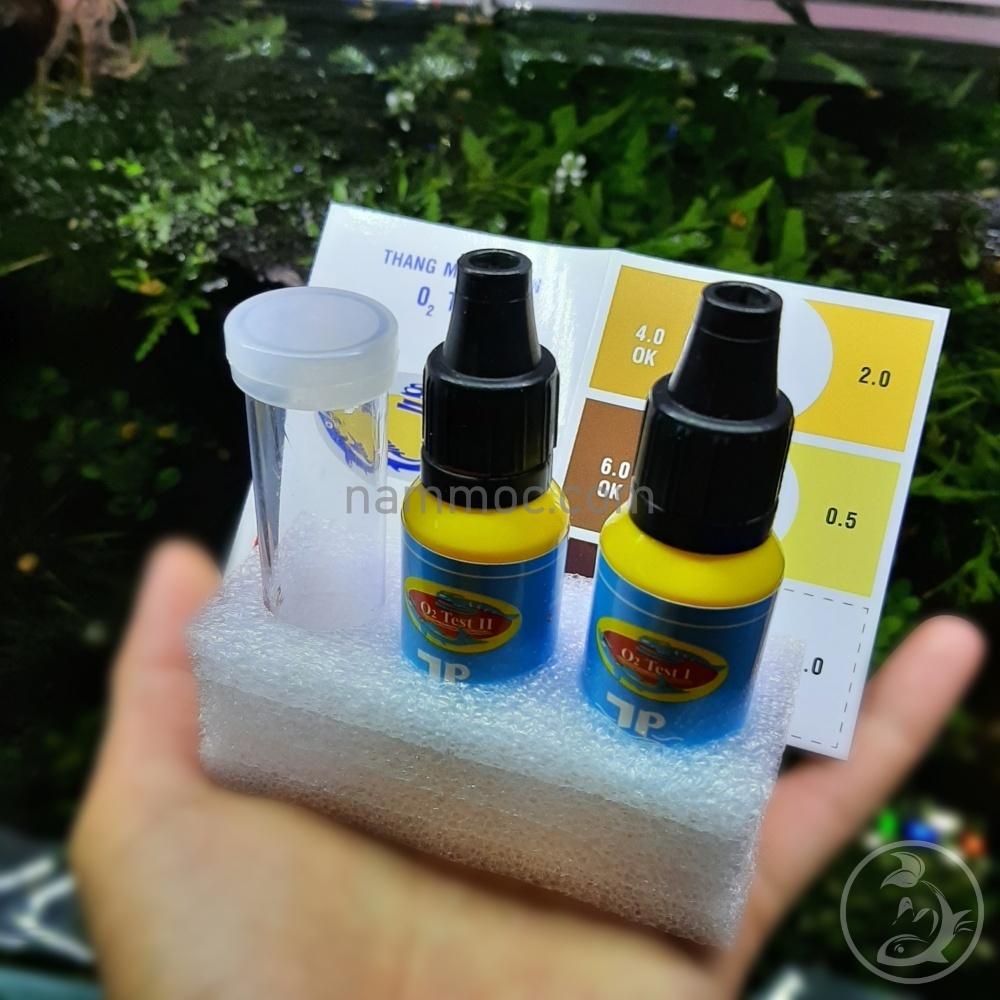 O2 Test Kit - Kiểm Tra Nhanh Hàm Lượng Oxy Có Trong Nước Bể Cá Cảnh, Thuỷ Sinh