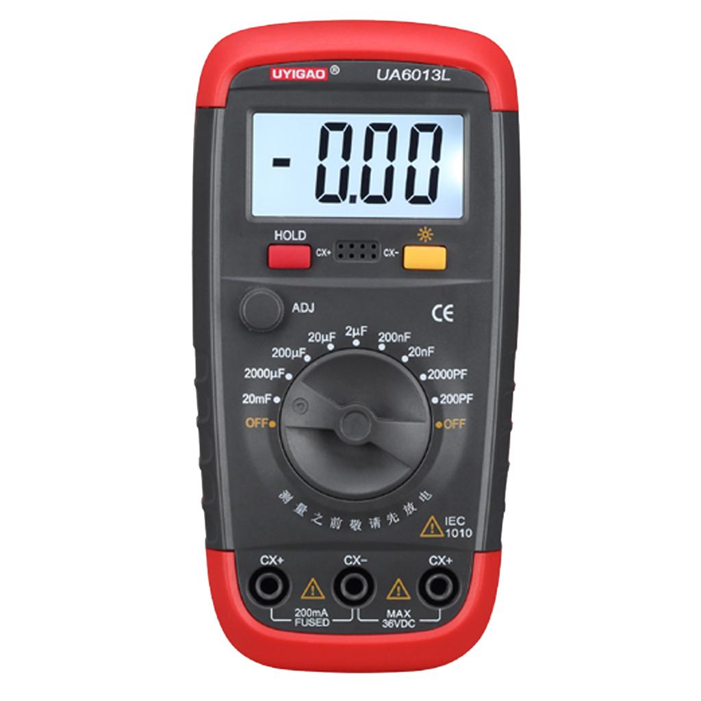 LCD Digital Meter UA6013L Capacitance Capacitor Tester mF uF Circuit Gauge Capacitance Meter Tester