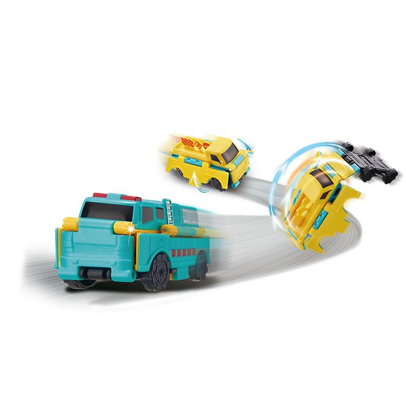 Đồ Chơi VECTO BUILD FOR FUN Transracers - Xe Cứu Hộ Biến Hình Thành Xe Giao Thông Đường VN463875-41
