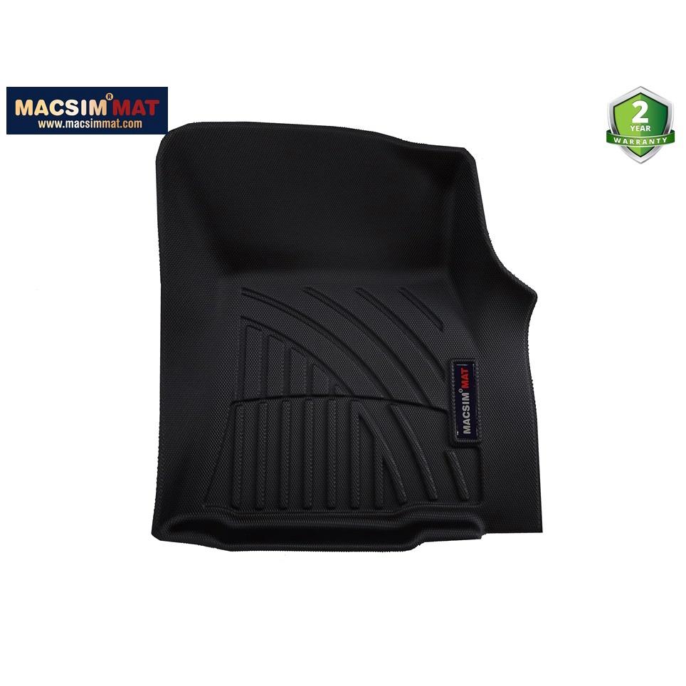 Thảm lót sàn xe ô tô Toyota Fortuner 2008-2015 Nhãn hiệu Macsim chất liệu nhựa TPV cao cấp màu đen, màu be - 3