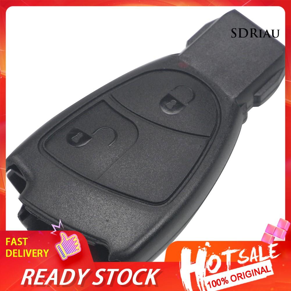 Vỏ Chìa Khóa Điều Khiển Từ Xa 2 Nút Bấm Cho Xe Mercedes B-Enz B C E S ml Slk Clk