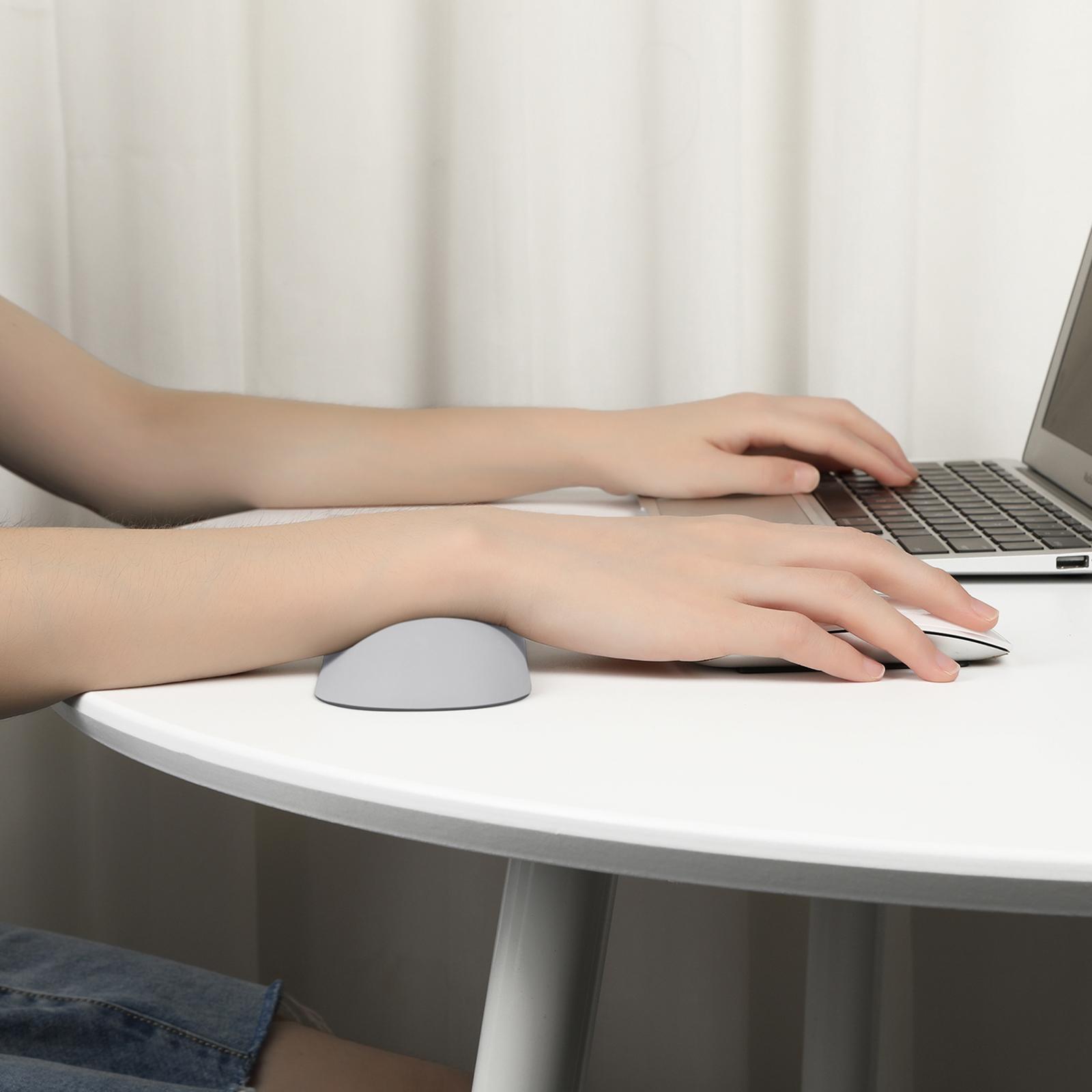 Memory Foam Mouse Wrist Rest Keyboard Wrist Rest Pad Anti-skid Mousepad Support Wrist Rest Mat for Office Computer Laptop Easy Typing Pain Relief