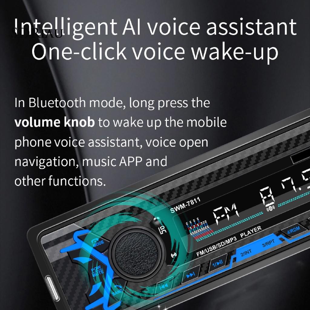 *QCDZ* 7811 Car MP3 Player Dual USB Fast Charging Bluetooth Hands-free Radio Player for Vehicles