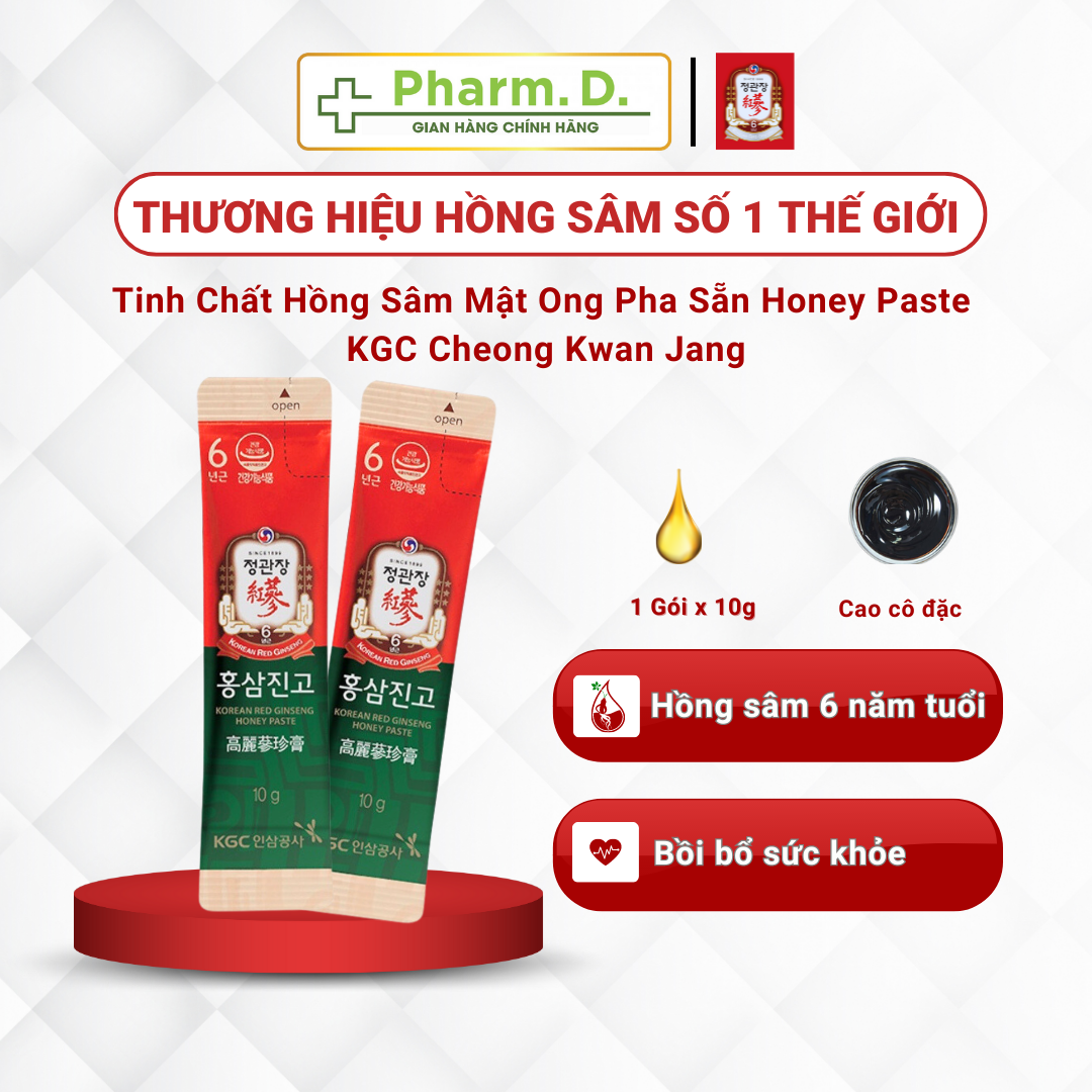 Tinh Chất Hồng Sâm Mật Ong Pha Sẵn Honey Paste KGC Cheong Kwan Jang