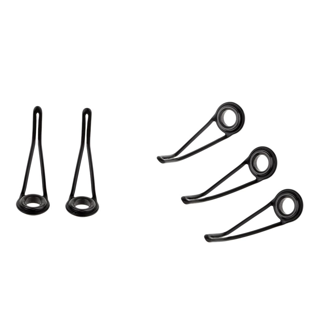 20pcs Single Leg Fishing Rod Guides Line Ring DIY Pole Repair Kit