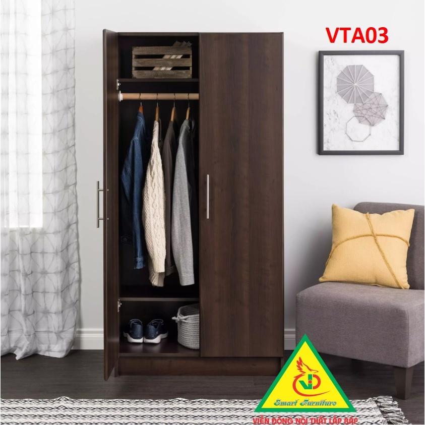 Tủ quần áo thiết kệ hiện đại - Tủ quần áo gỗ MDF VTA03