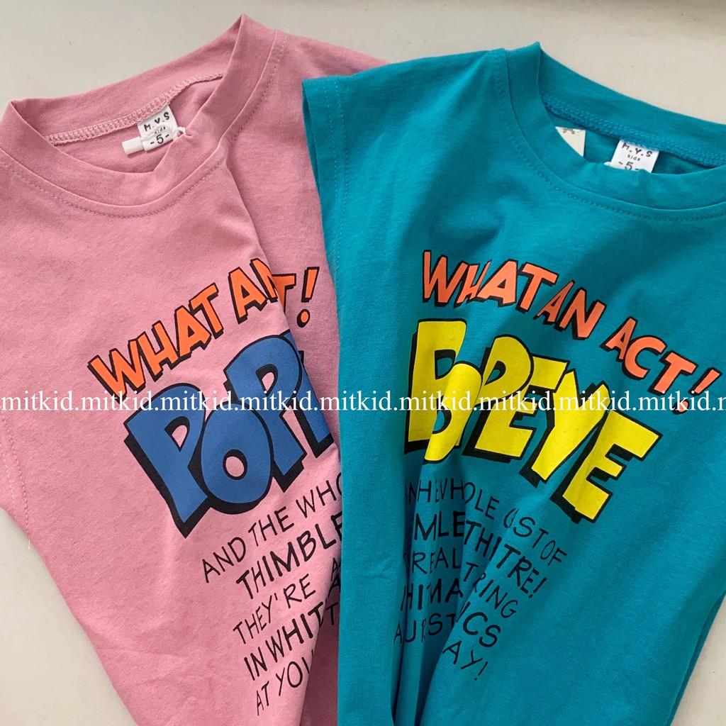 ÁO BÉ TRAICÓ SẴN, Áo chất liệu COTTON mềm mại cho bé style HÀN QUỐC