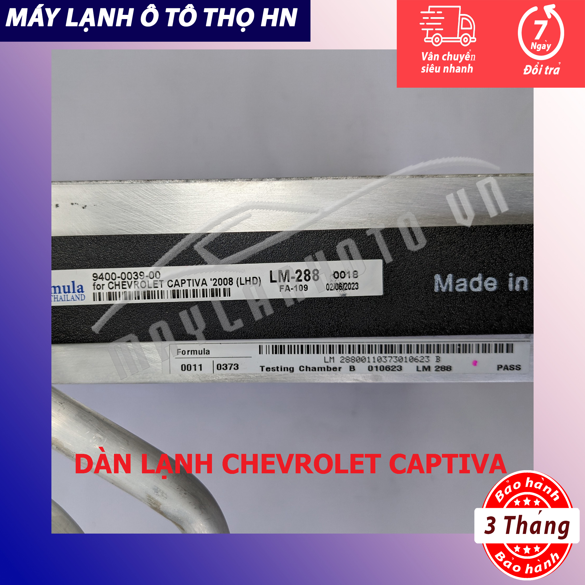 Dàn lạnh Chevrolet Captiva 2007 2008 2009 2010 Hàng xịn Thái Lan 07 08 09 10