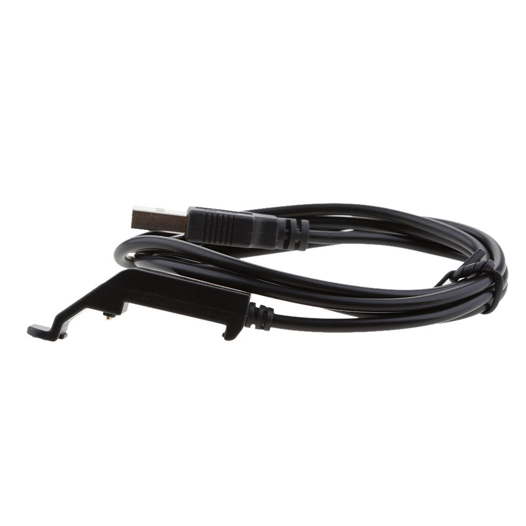 For Garmin Edge 20/25 Charger Dock , USB Data Sync Charge Cradle Charging Cable 1m Black