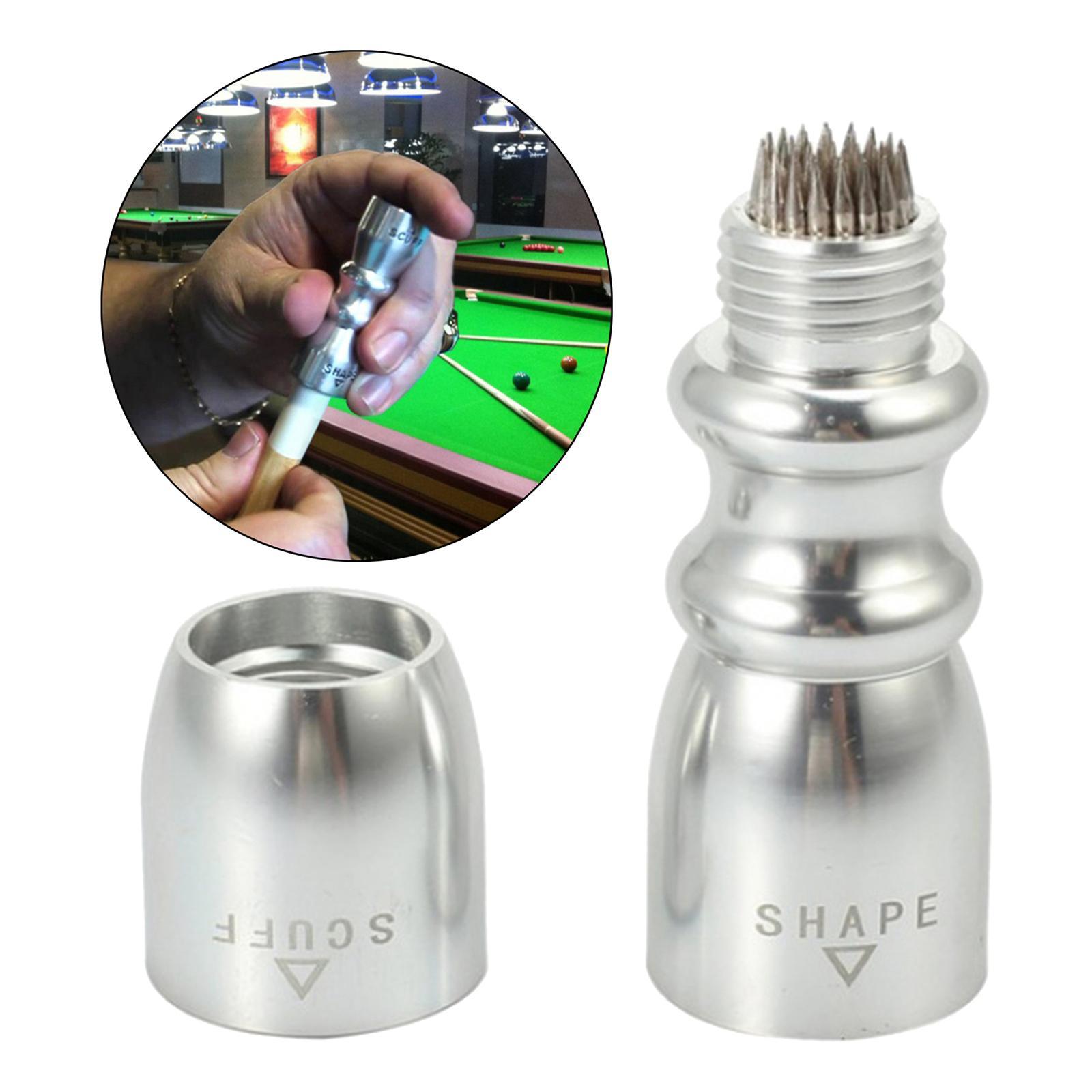 2x Bowtie Billiard Cue Accessory Scuffer Shaper tip