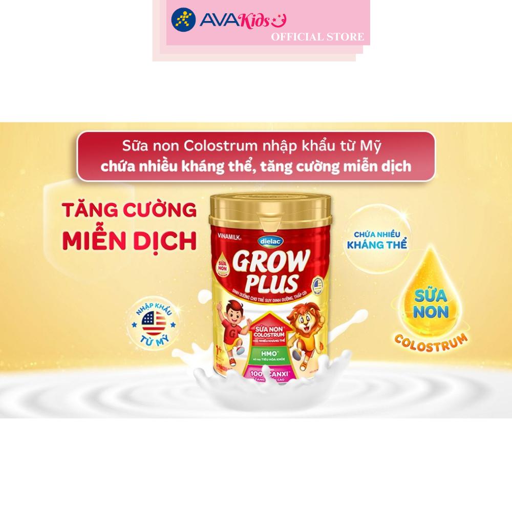 Sữa bột Dielac Grow Plus 1+ HT 850g (sữa non) - Hộp - Hàng chính hãng