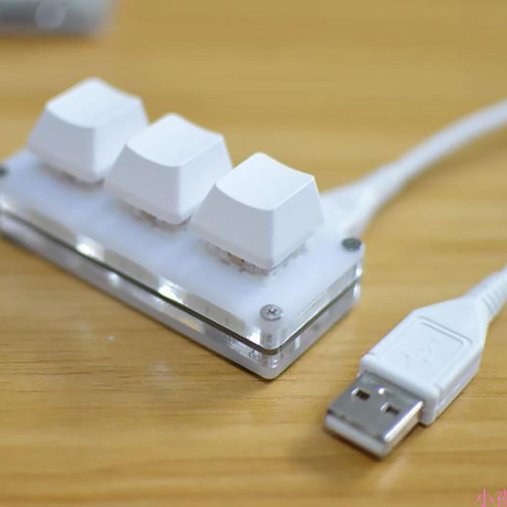 Bàn phím cơ chuyên game 3 phím mini lập trình macro kèm phần mềm OSU