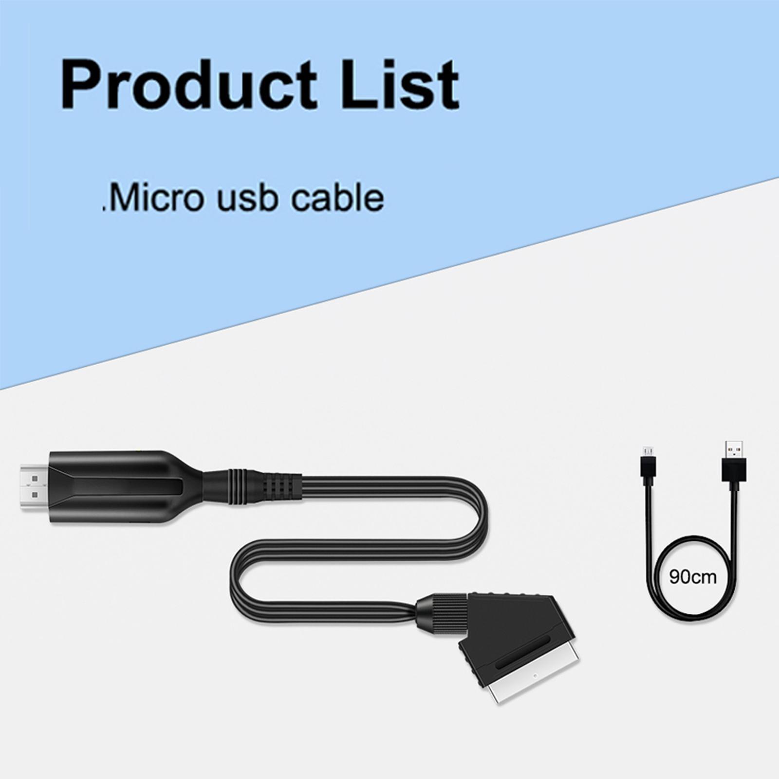 To Cable Converter with USB Cable for Computer Monitor