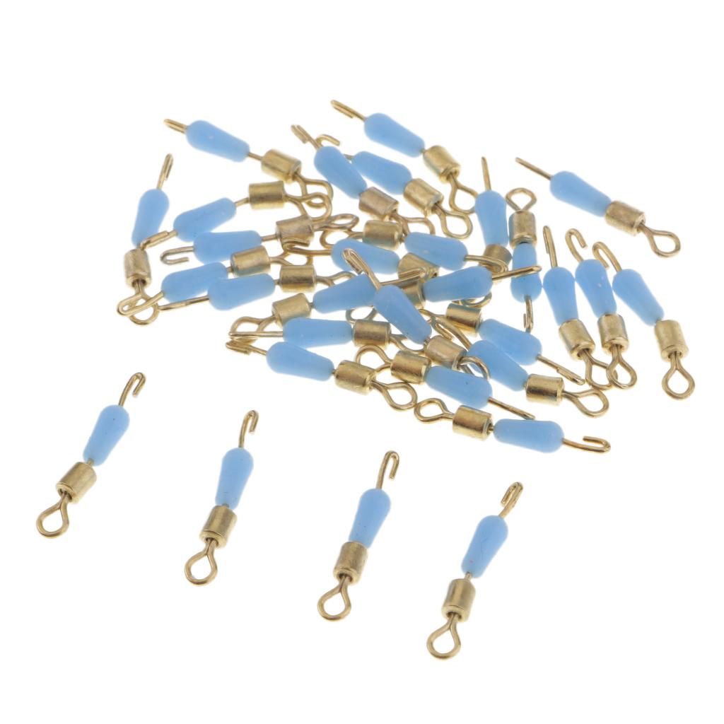 30pcs Quick Change Fishing Swivels Clips Pins Fast Link Line Connector 16mm