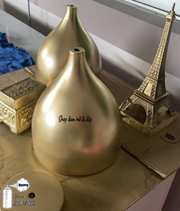Sơn mạ vàng 18k, vàng 24k Brass Gold No.182 Kt Gold effekt Bosny dung tích 200ml- Thái Lan, sơn mạ vàng, mạ đồng, sơn oto, xe máy, sơn xịt