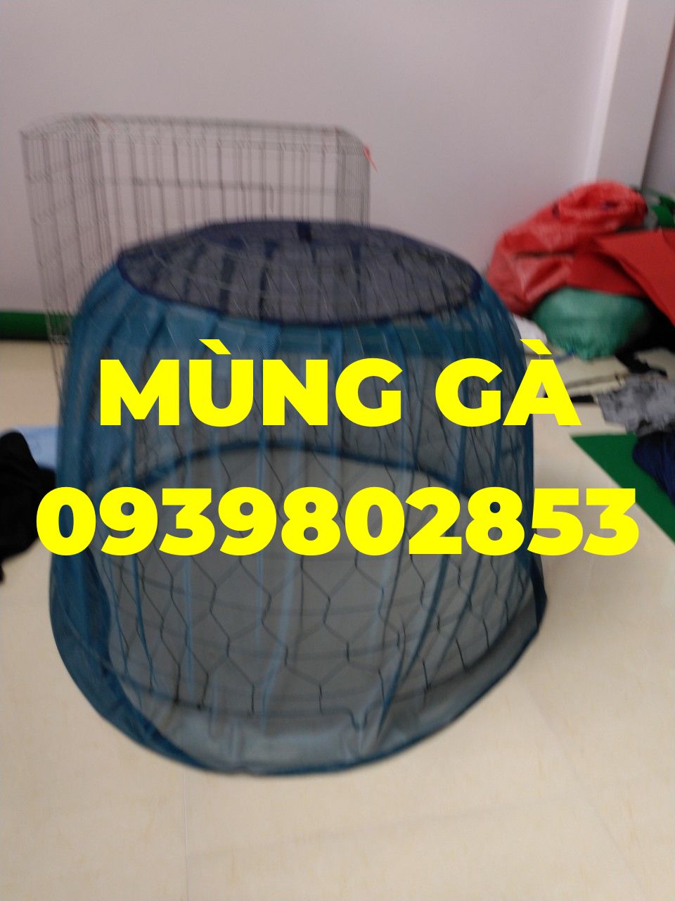 Mùng gà loại lưới tránh muỗi nắng cho gà