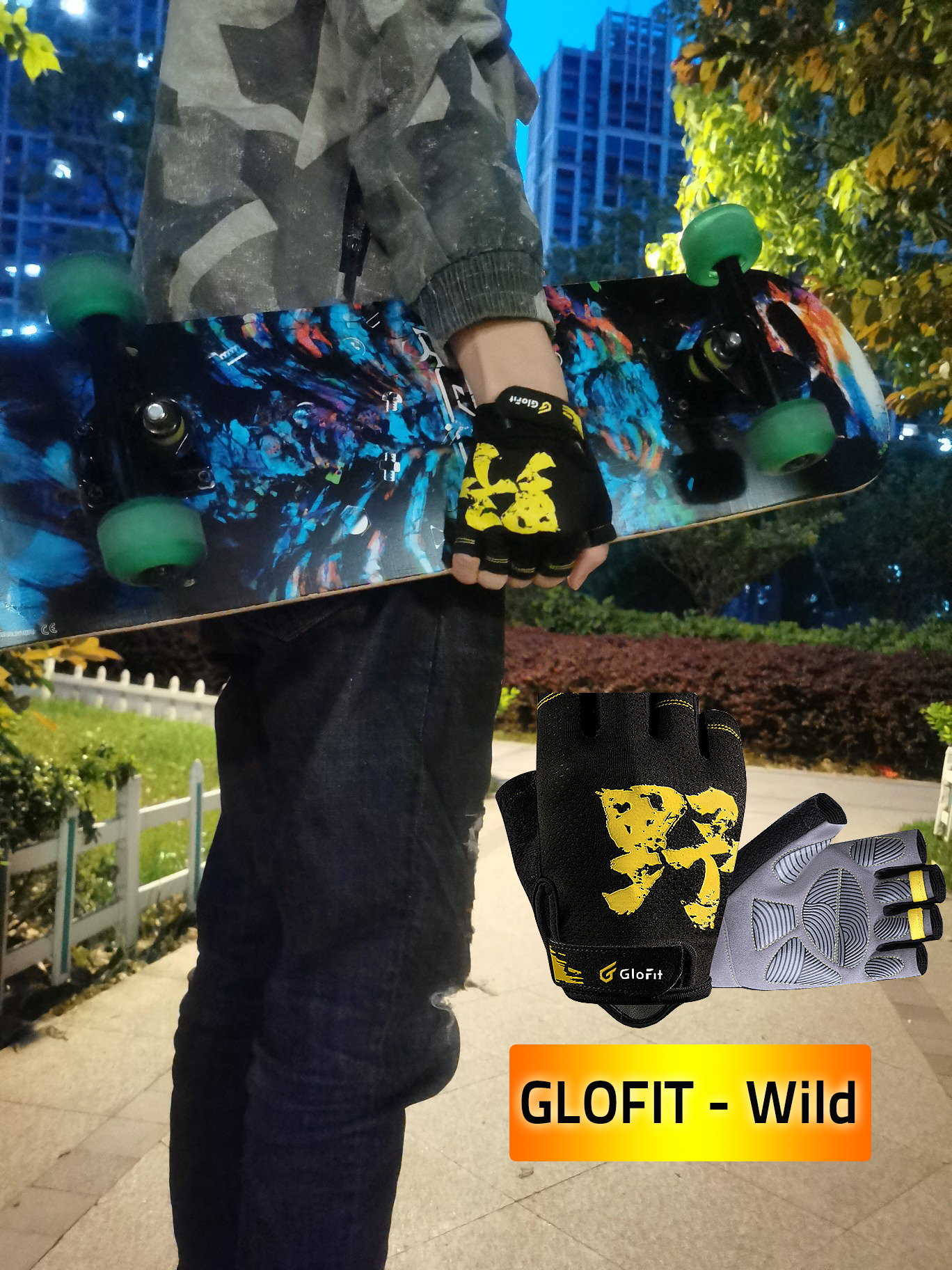 Găng Tay Thể Thao Glofit GFST012 Siêu Nhẹ, Siêu Thoáng