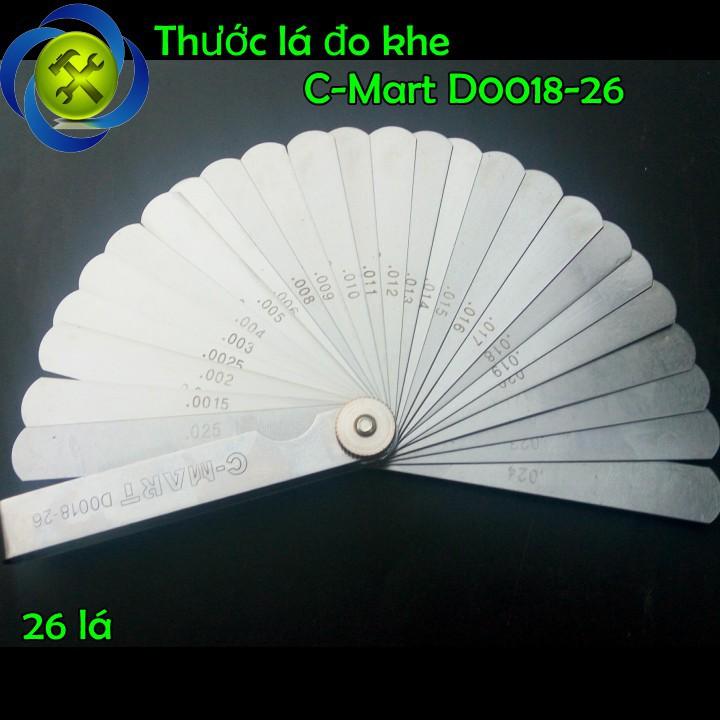 Thước lá đo khe C-Mart D0018-26 26 lá