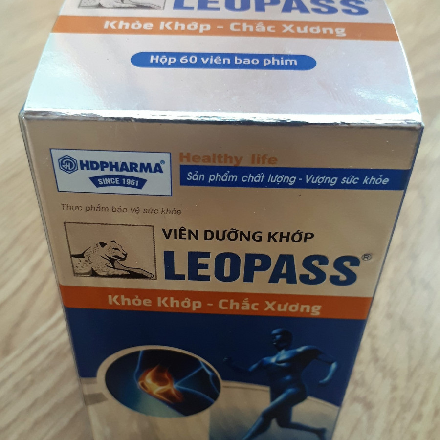 THỰC PHẨM CHỨC NĂNG - VIÊN DƯỠNG KHỚP LEOPASS - LỌ 60 VIÊN