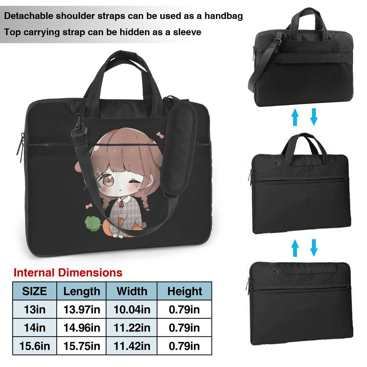 Anime Laptop Túi Xe Đạp Ly Hợp Túi Máy Tính Mang Laptop Thời Trang Túi
