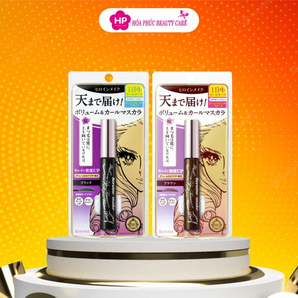 Mascara Chuốt Mi Dày Rậm Lông Mi, Không Lem Trôi Kissme Volum Super WP (6g)