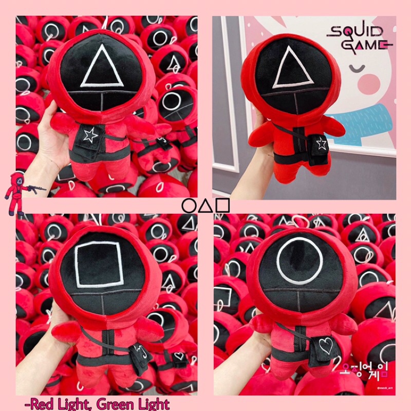 GỐI ÔM SQUID GAME TRỎ CHƠI CON MỰC