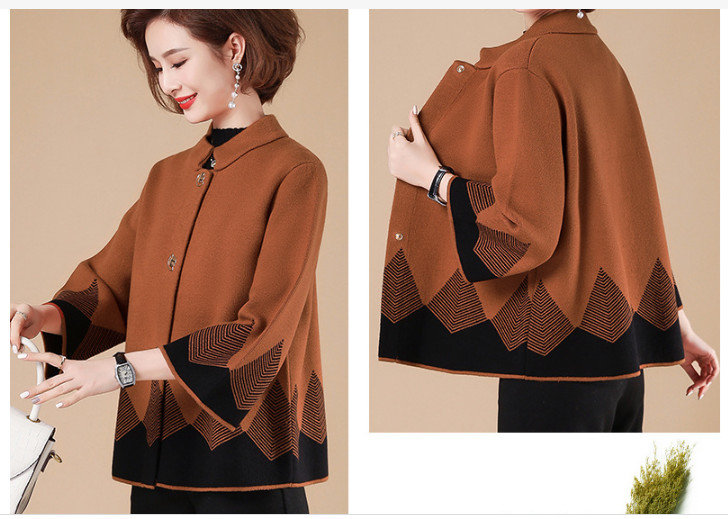 Áo Len Dệt Kim Mùa Xuân Dự Tiệc Cho AL44 - Hàng Quảng Châu Cao Cấp