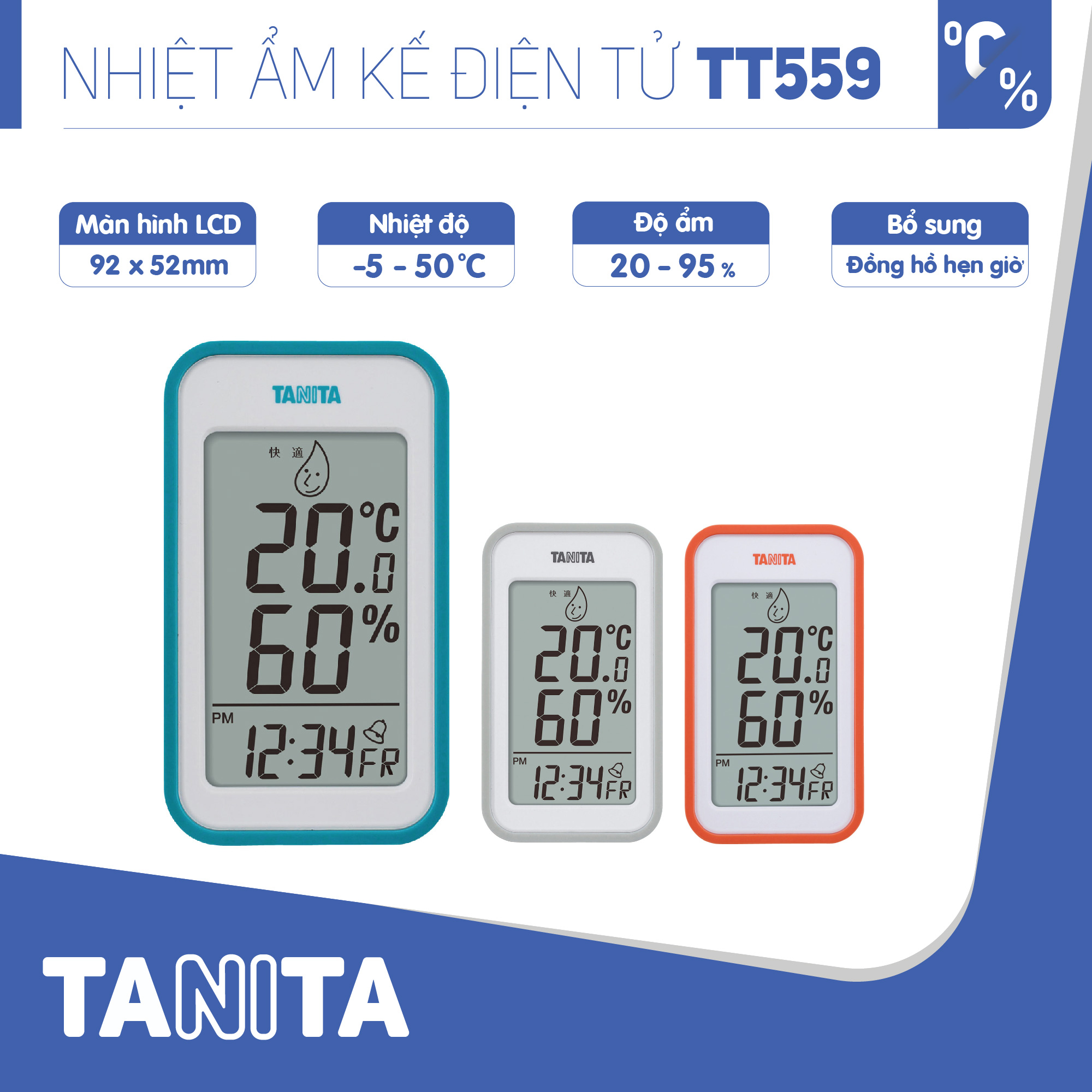 Nhiệt ẩm kế điện tử Tanita TT559 chính hãng nhật,Nhiệt ẩm kế cơ,Nhiệt ẩm kế điện tử,Nhiệt ẩm kế nhật,Nhiệt ẩm kế chính xác,Nhiệt ẩm kế phòng,Nhiệt ẩm kế trong phòng cho trẻ sơ sinh,Nhiệt ẩm kế treo tường,Nhiệt ẩm kế đo độ ẩm, Nhiệt ẩm kế tanita, Nhiệt ẩm kế nhật bản Ẩm kế