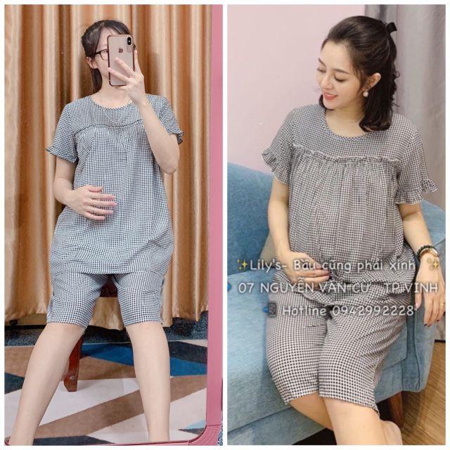 Bộ bầu lanh nhiều màu. Bộ bầu lanh kẻ nhiều màu