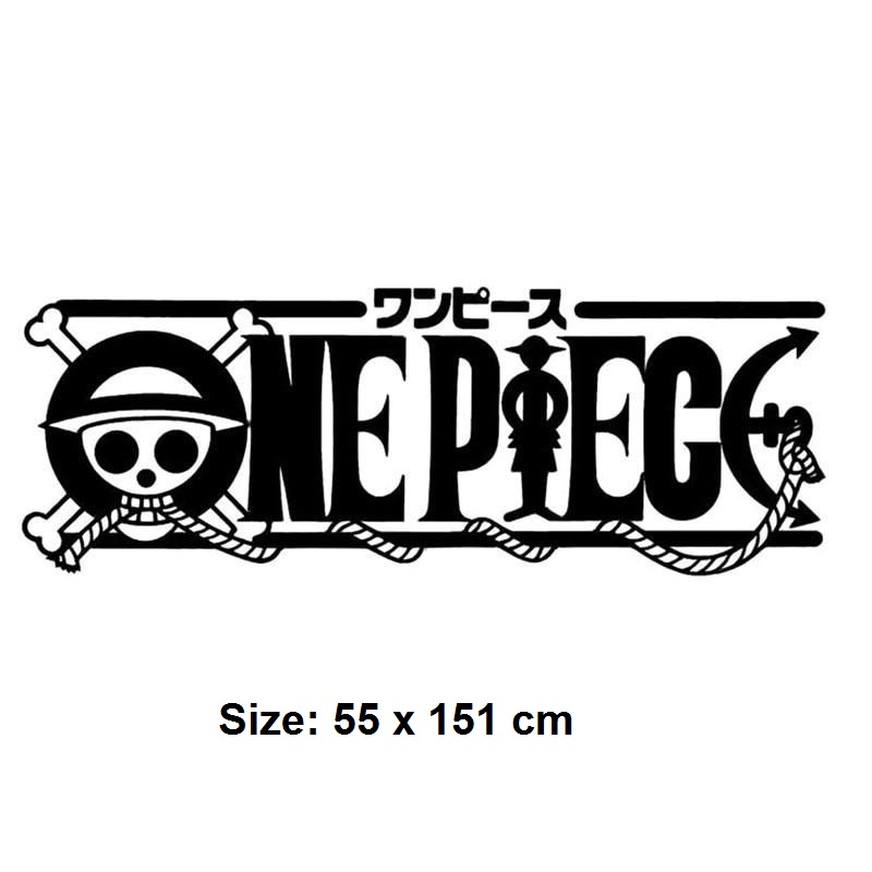 Decal Dán Tường Logo One Piece - Decal Trang Trí Đảo Hải Tặc