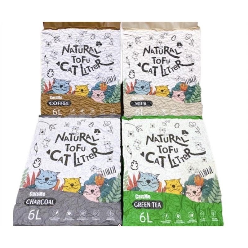 Cát Vệ Sinh Cát Đậu Phụ Cho Thú Cưng Natural Tofu Cat Litter Cats Me Túi 6L