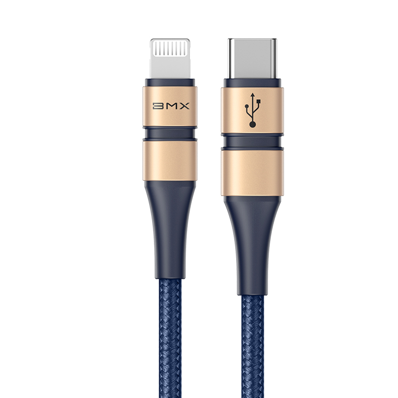 Cáp sạc Baseus BMX Double-deck MFi certified Cable Type-C to Lightning PD 18W cho iPhone/ iPad - Hàng chính hãng