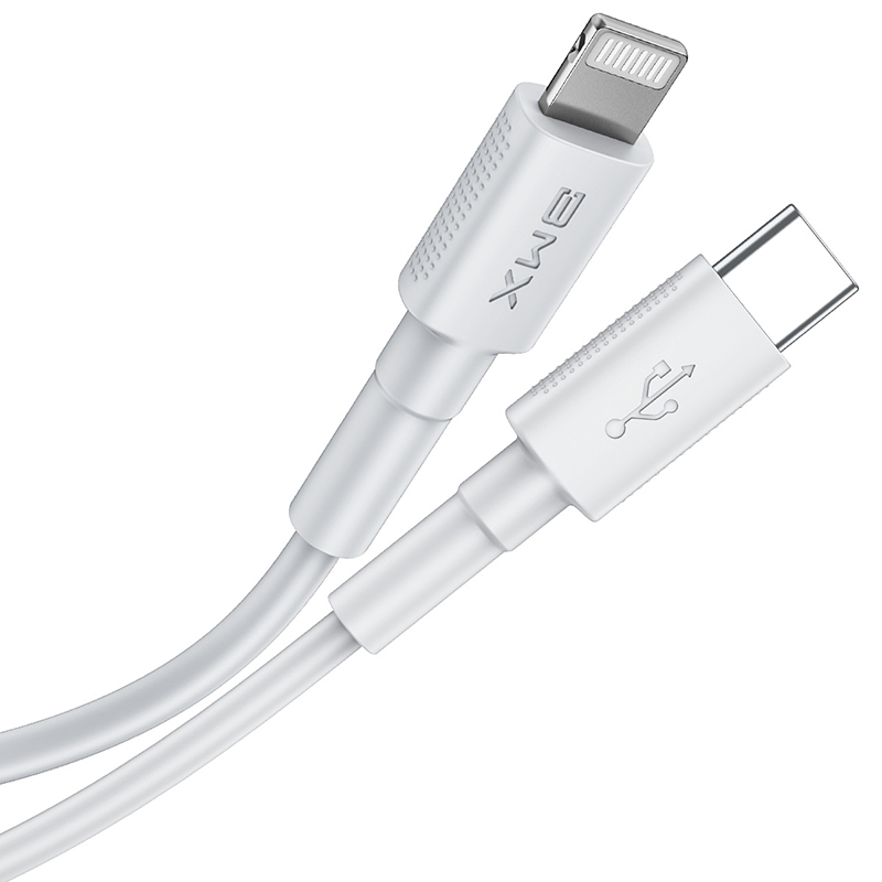 Cáp sạc nhanh C to Lightning có MFI Baseus BMX Mini White PD 18W cho iPhone/ iPad (Type-C to Lightning, Power Delivery Fast Charge, MFi certified Cable) - Hàng chính hãng