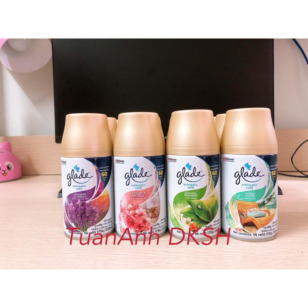 - Chai Xịt Phòng Thay Thế Vào Máy Xịt Phòng Tự Động Glade - 269ml/175g - Hàng chính hãng DKSH Việt Nam.