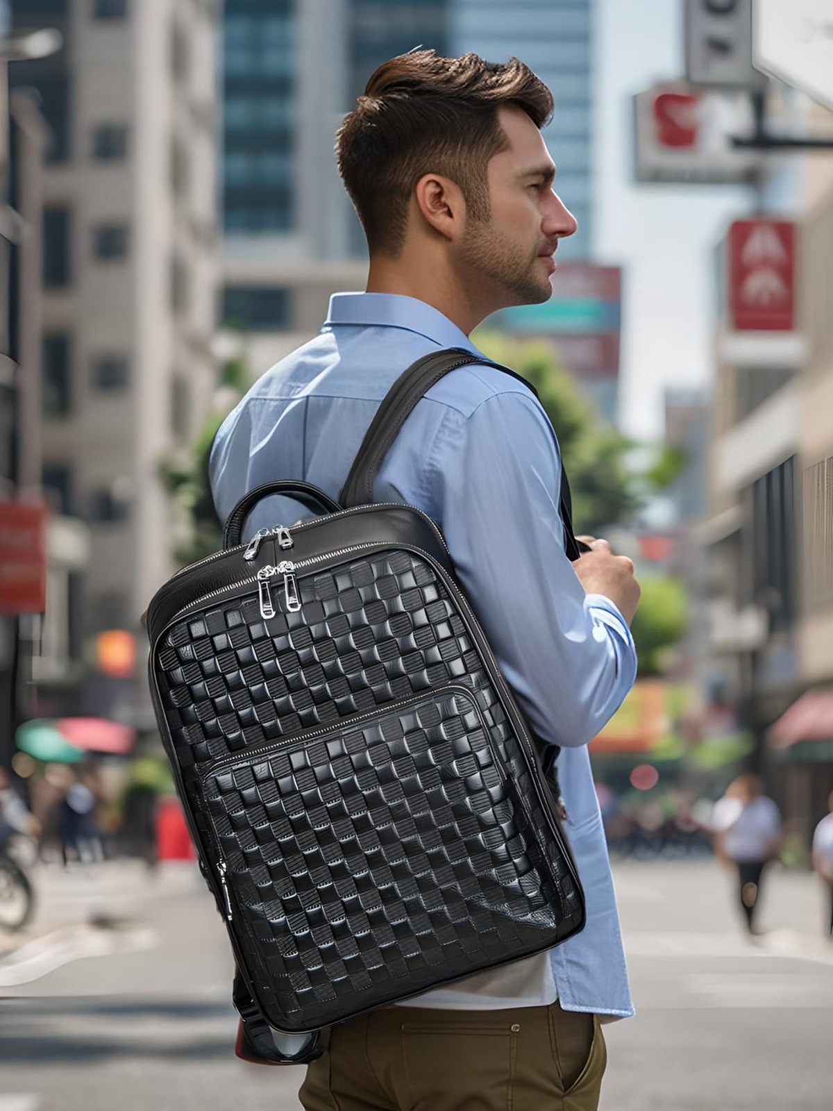 Balo nam DA BÒ THẬT – BEE GEE BLND9112