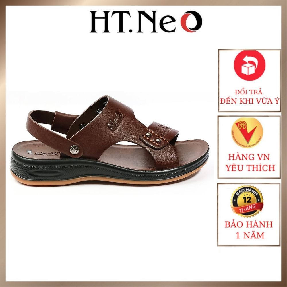 SANDAL NAM DA BÒ CAO CẤP ĐẾ CAO 3.5CM SD82-Nd